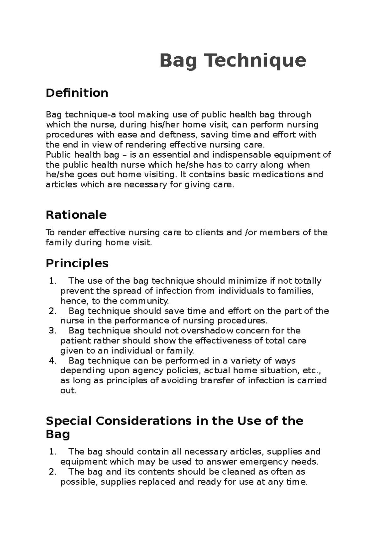 assignment technique definition