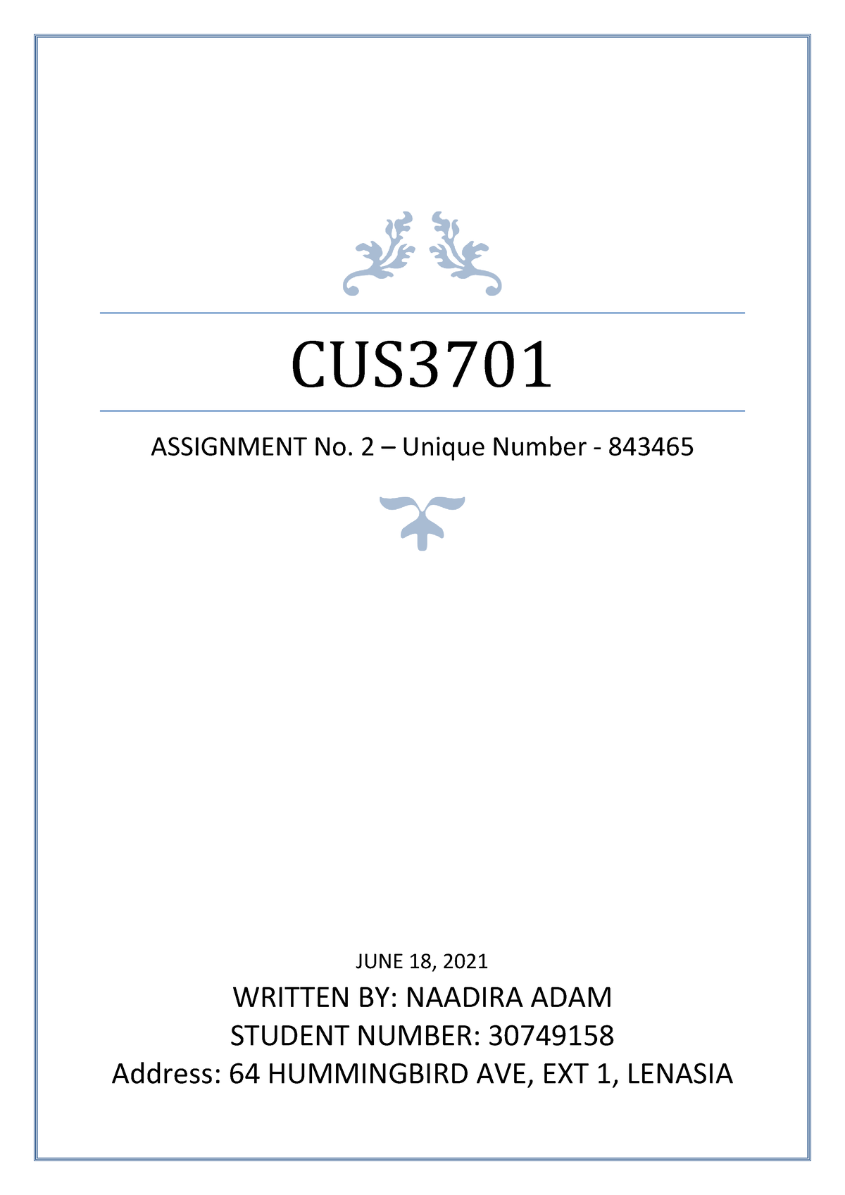 cus3701 assignment 2 answers pdf download