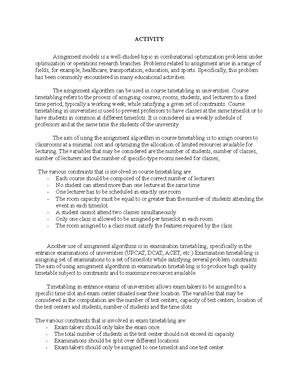 Assignemnt in the Assignment - Accountancy, Business and Management ...