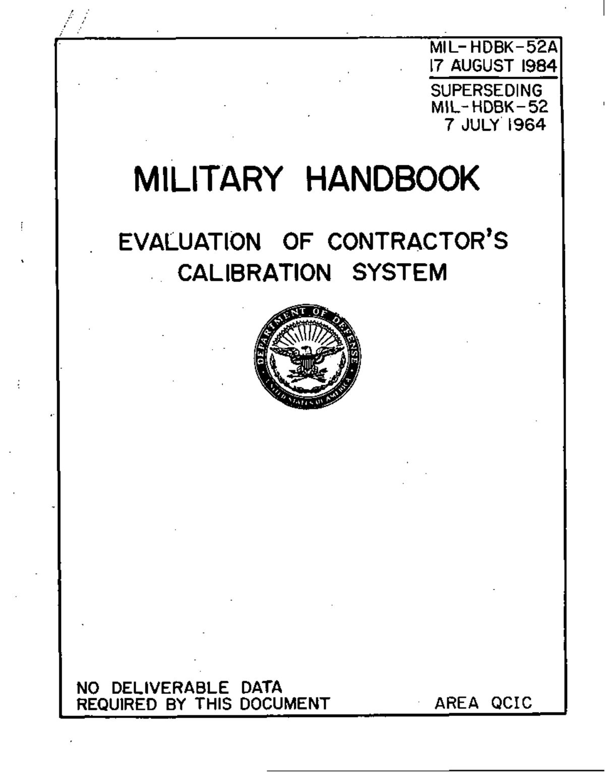 MIL-HDBK-52 - . ,. ,.: /’.“ MI L- HDBK-52A 17 AUGUST 1984 SUPERSEDING ...