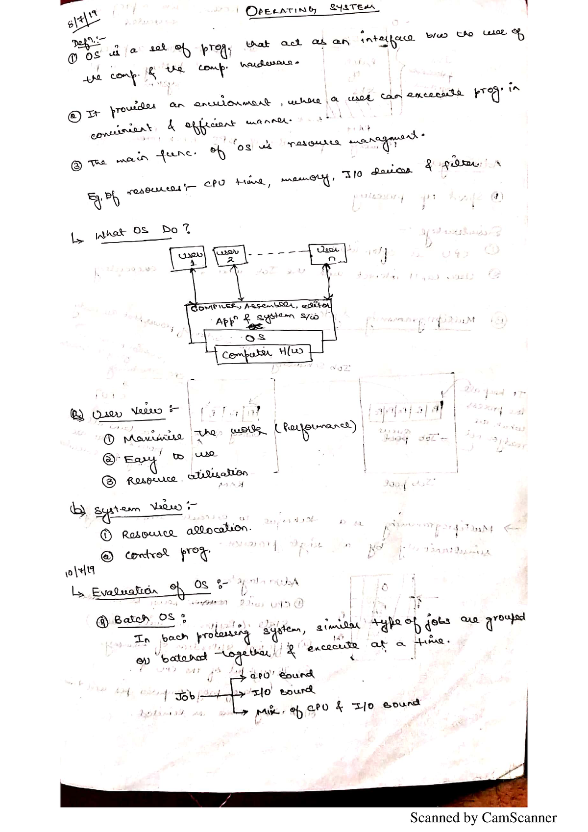 OS B - Operating Systems Notes - Studocu