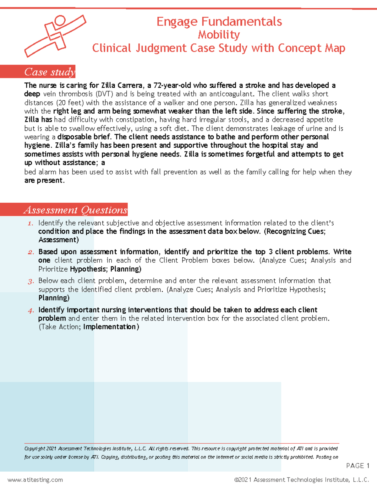 ATIN Fund CM Mobility student-2 - PAGE 1 atitesting ©2021 Assessment ...