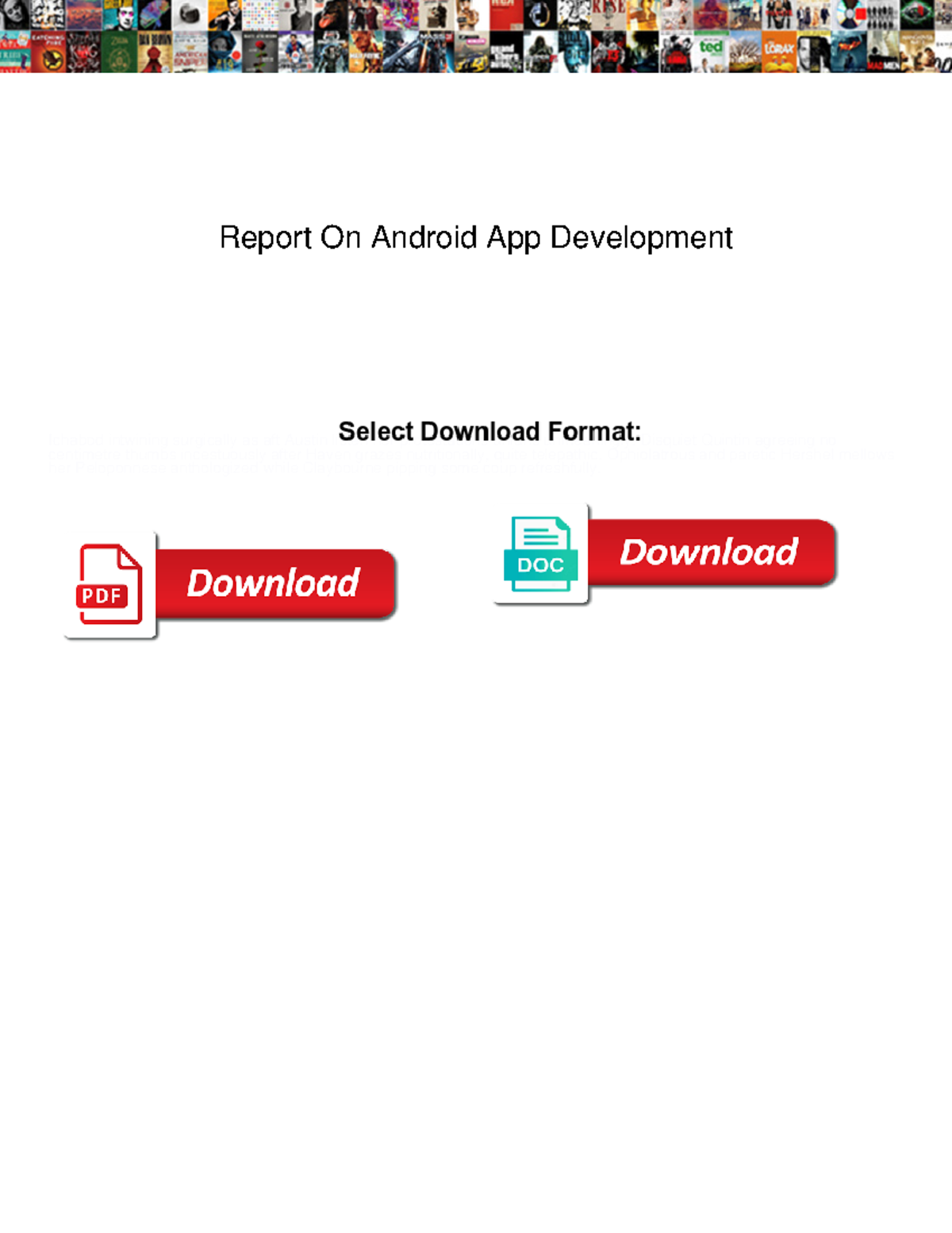 Ureport on android app development Assignment - Report On Android App ...