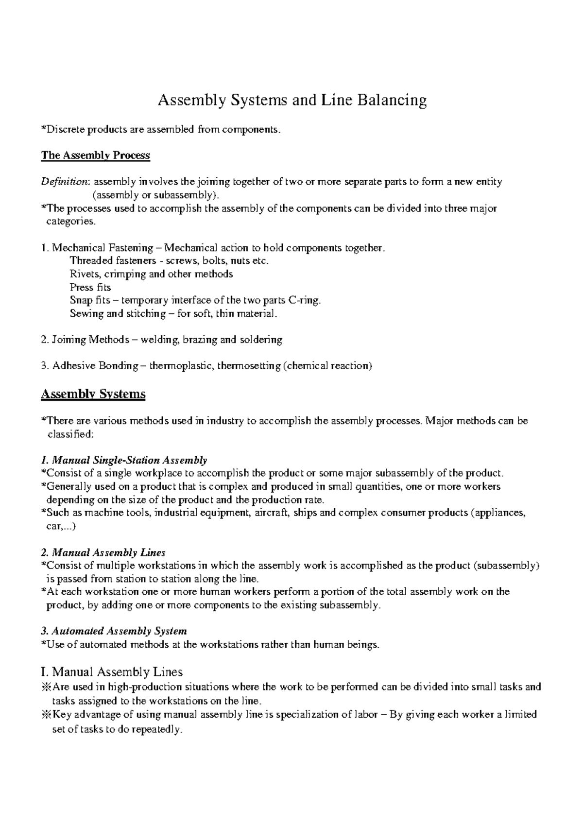 FP18 - SEYR5TUKUIL - Assembly Systems and Line Balancing *Discrete ...