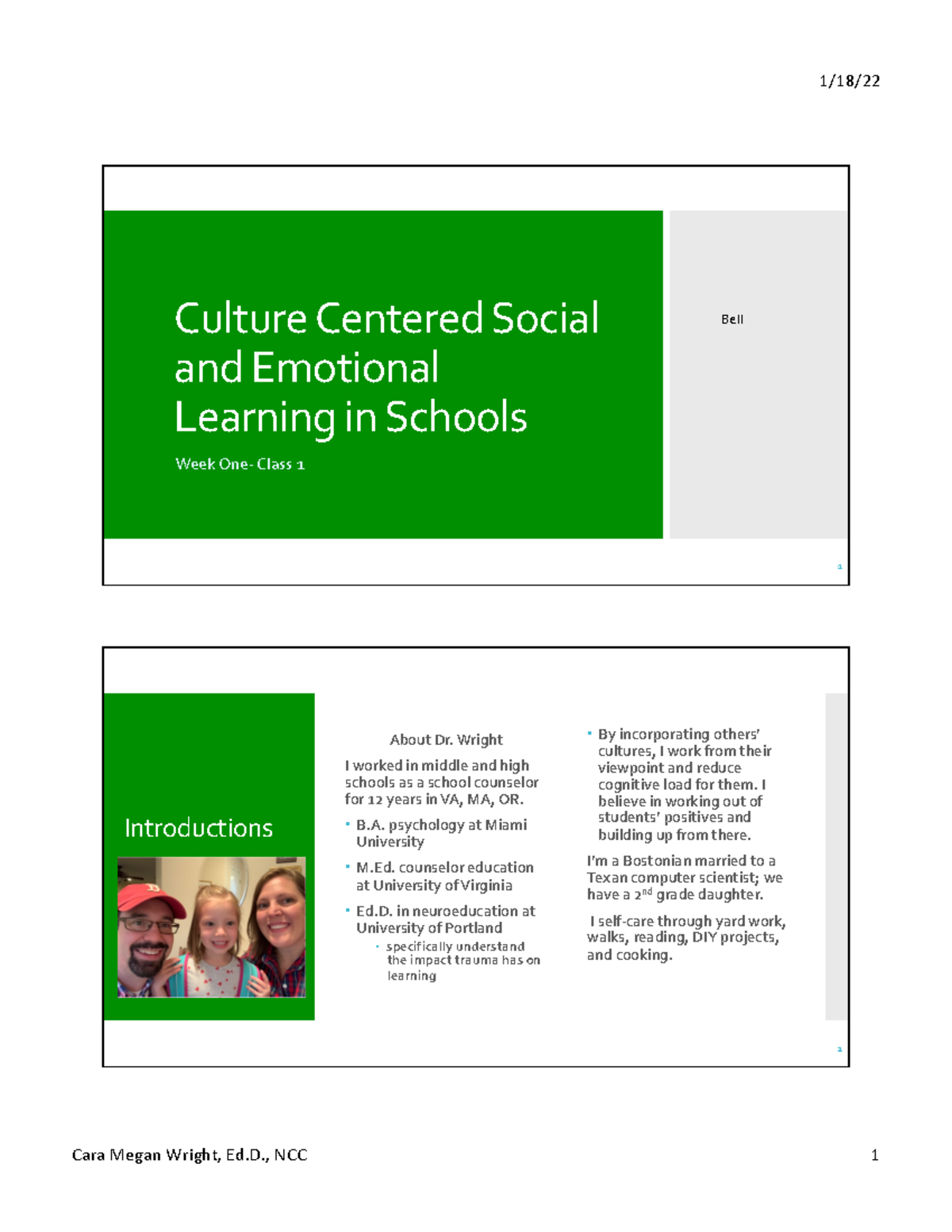 SEL-Week 1v 3 handouts - i hope this helps - Culture Centered Social ...