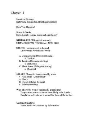 GEL 101 Chapter 8 - These notes are all you need for the whole semester ...