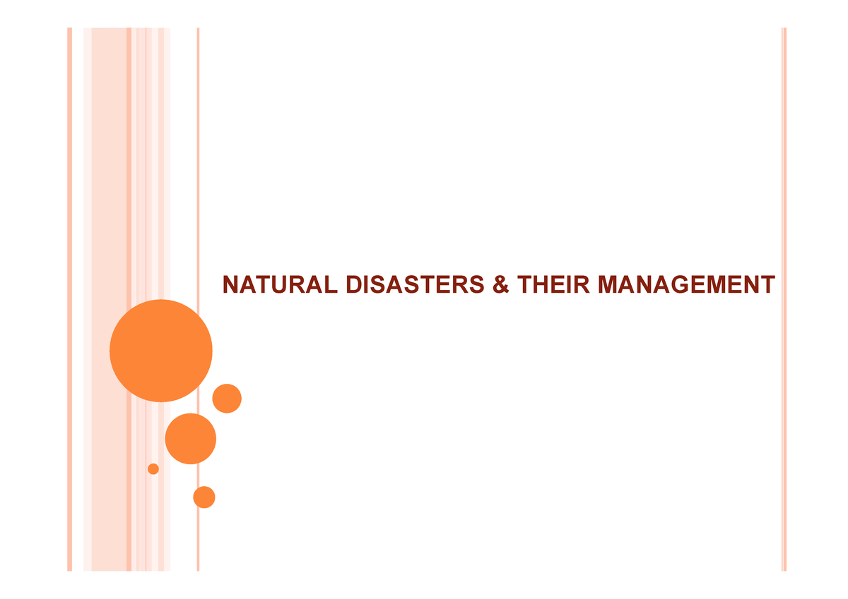 dissertation topics on disaster management