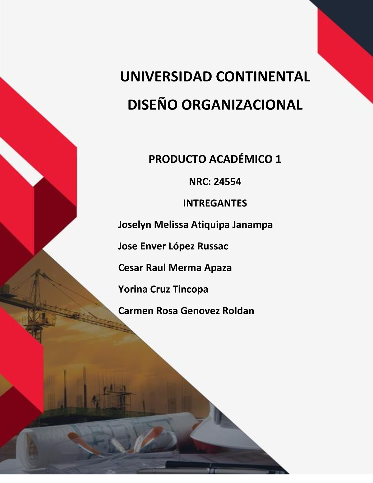 Pa Dise O Organizacional Grupo A Universidad Continental Diseo Organizacional Producto Acad