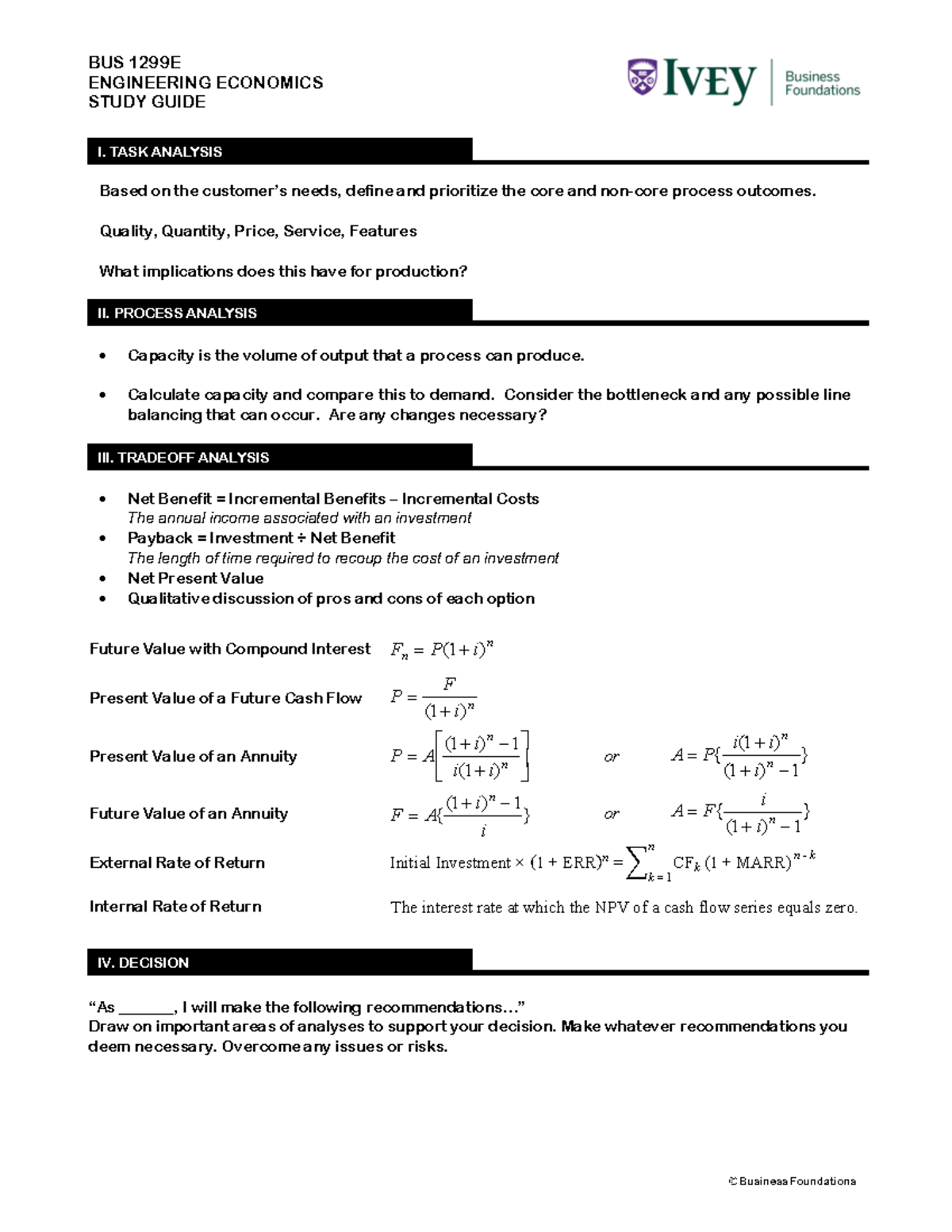 1+Engineering+Economics+Study+Guide+ 2020-2021 - BUS 1299E ENGINEERING ...