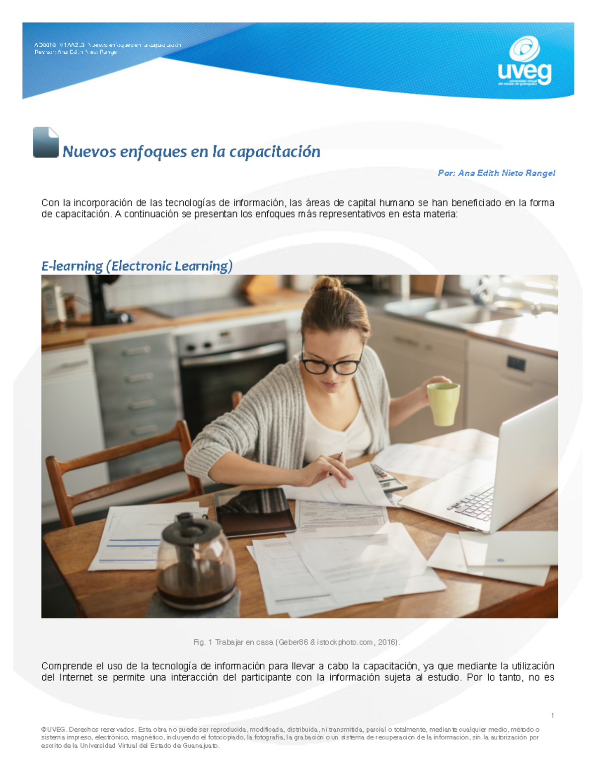 Nuevos enfoques en la capacitación - Revisor: Ana Edith Nieto Rangel 1 ...