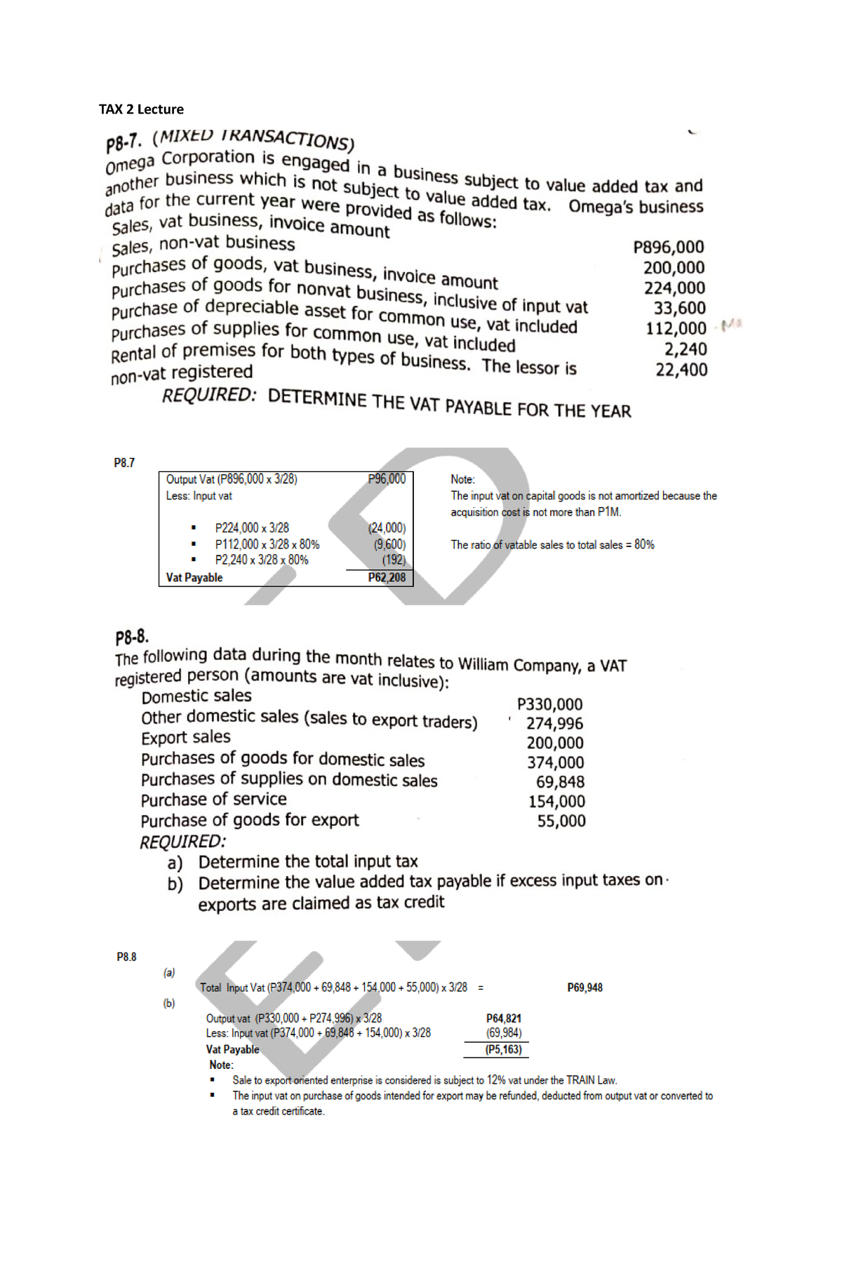 TAX-2-Lecture May-15-2023 - Income Taxation - TAX 2 Lecture - Studocu