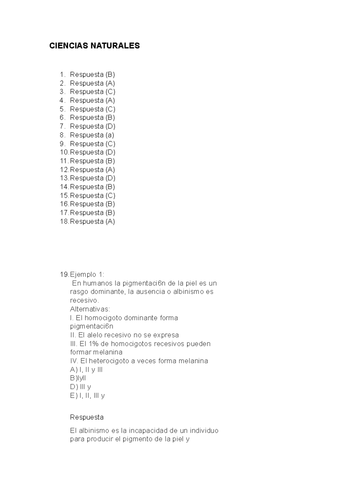 Ciencias 3 Semana - Ejercicios Resueltos De La Materia| - CIENCIAS ...