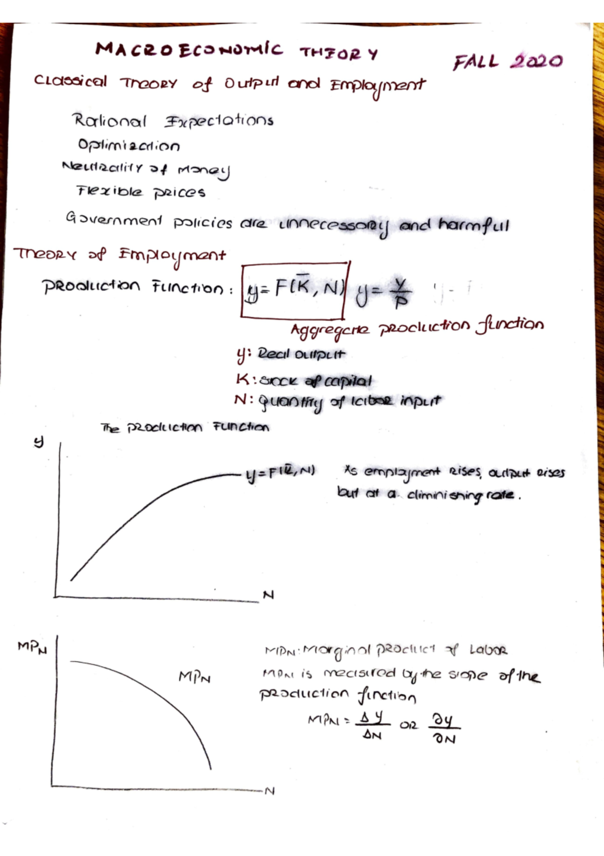 3 Macroeconomic Theory Lecture 3 - Studocu