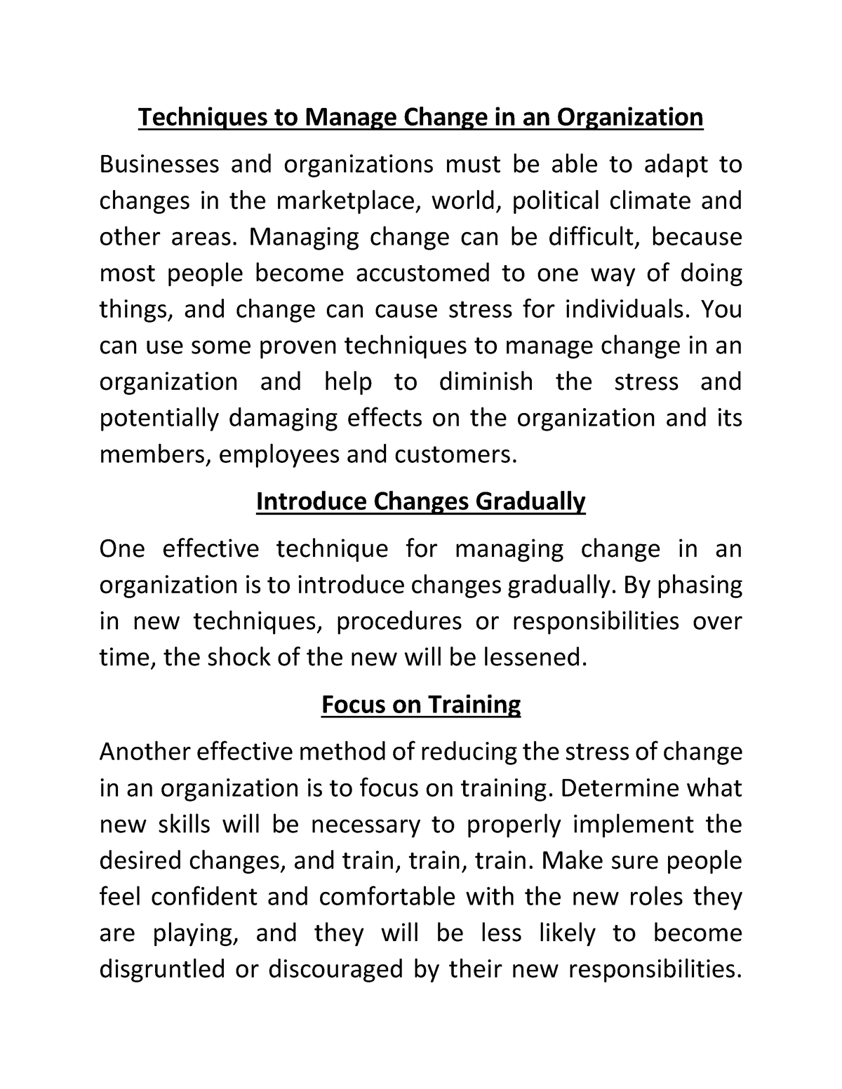 techniques-to-manage-change-in-an-organization-techniques-to-manage