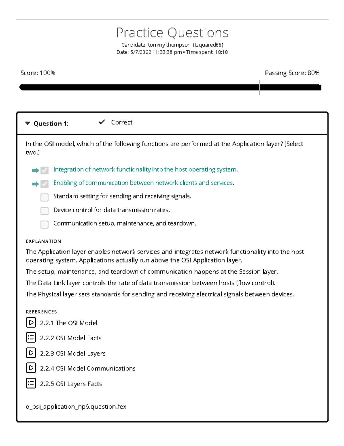 Test Out Lab Sim 2.2.6 Practice Questions - Practice Questions ...