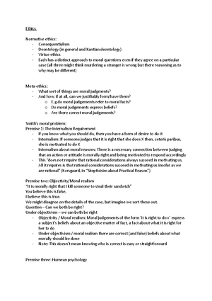 Professional Ethics BTC core duties - PH211 - Warwick - Studocu
