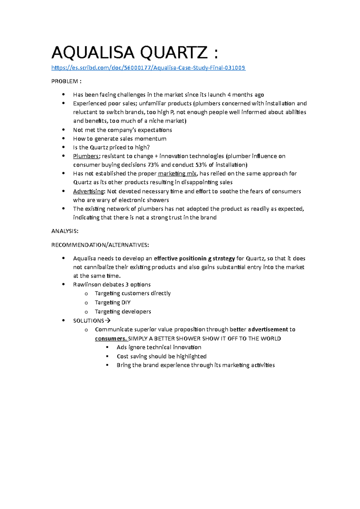 Aqualisa Quartz AQUALISA QUARTZ es.scribd/doc/56000177/Aqualisa