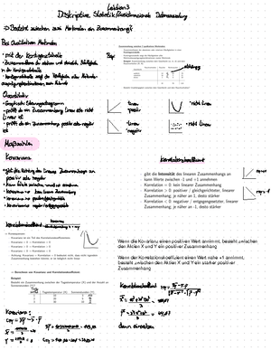 Statistik Lektion Lernzettel Lektion Sp E Elle