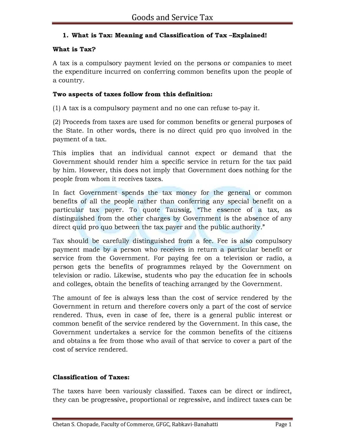 introduction-to-gst-what-is-tax-meaning-and-classification-of-tax