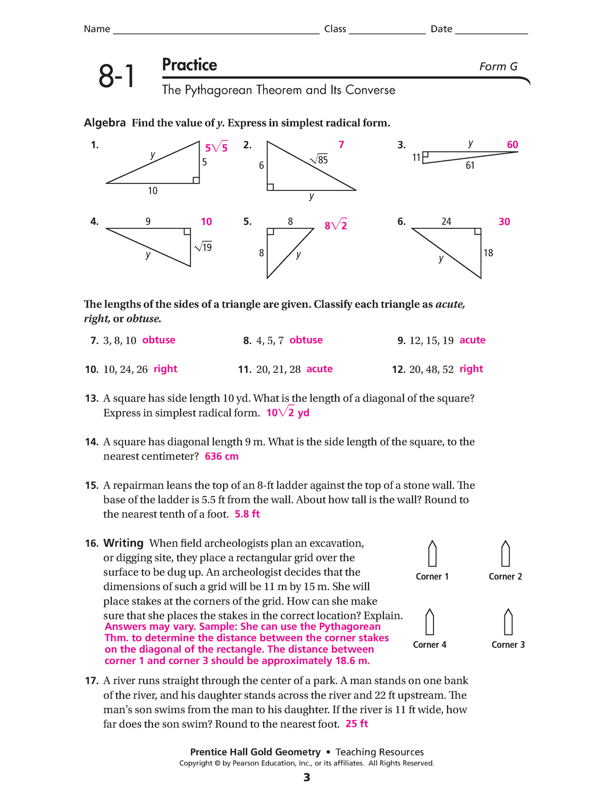 u8-practice-packet-key-prentice-hall-gold-geometry-teaching