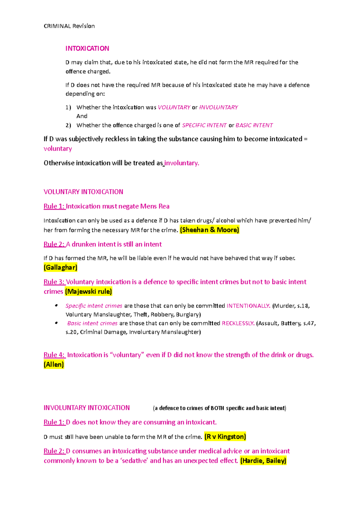 intoxication-defence-criminal-revision-intoxication-d-may-claim