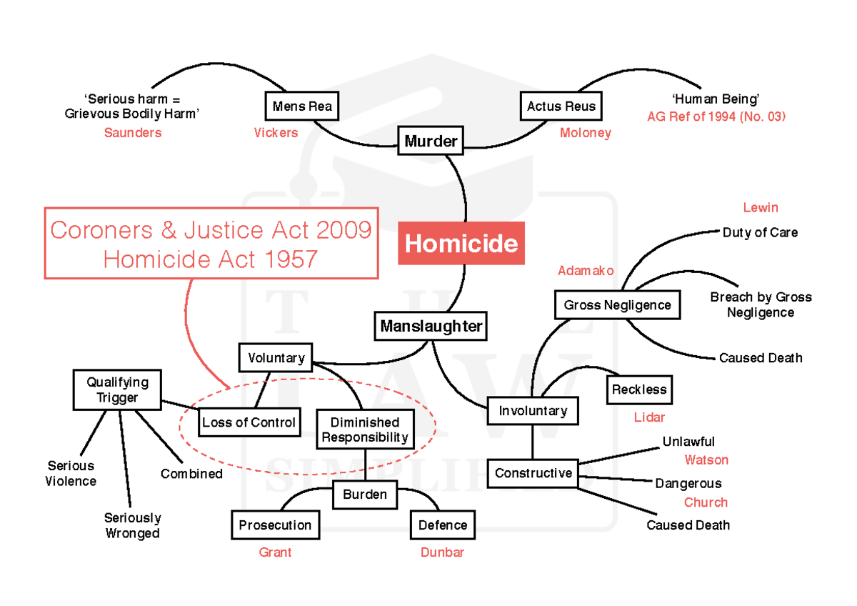 TLS+-+Spider+Graphs+-+Criminal+Law - Homicide Manslaughter Voluntary ...