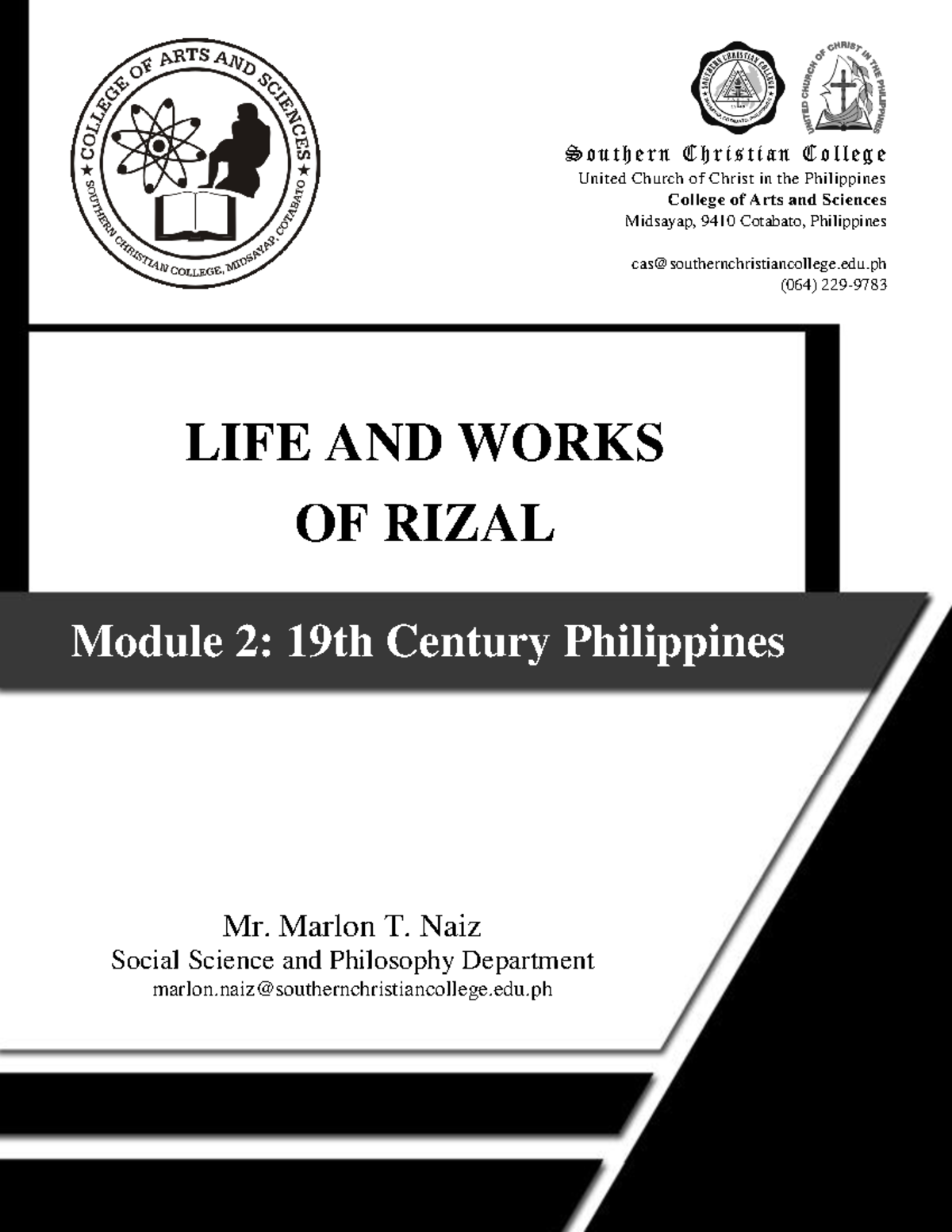 Module 2. Rizal's Context - United Church of Christ in the Philippines ...