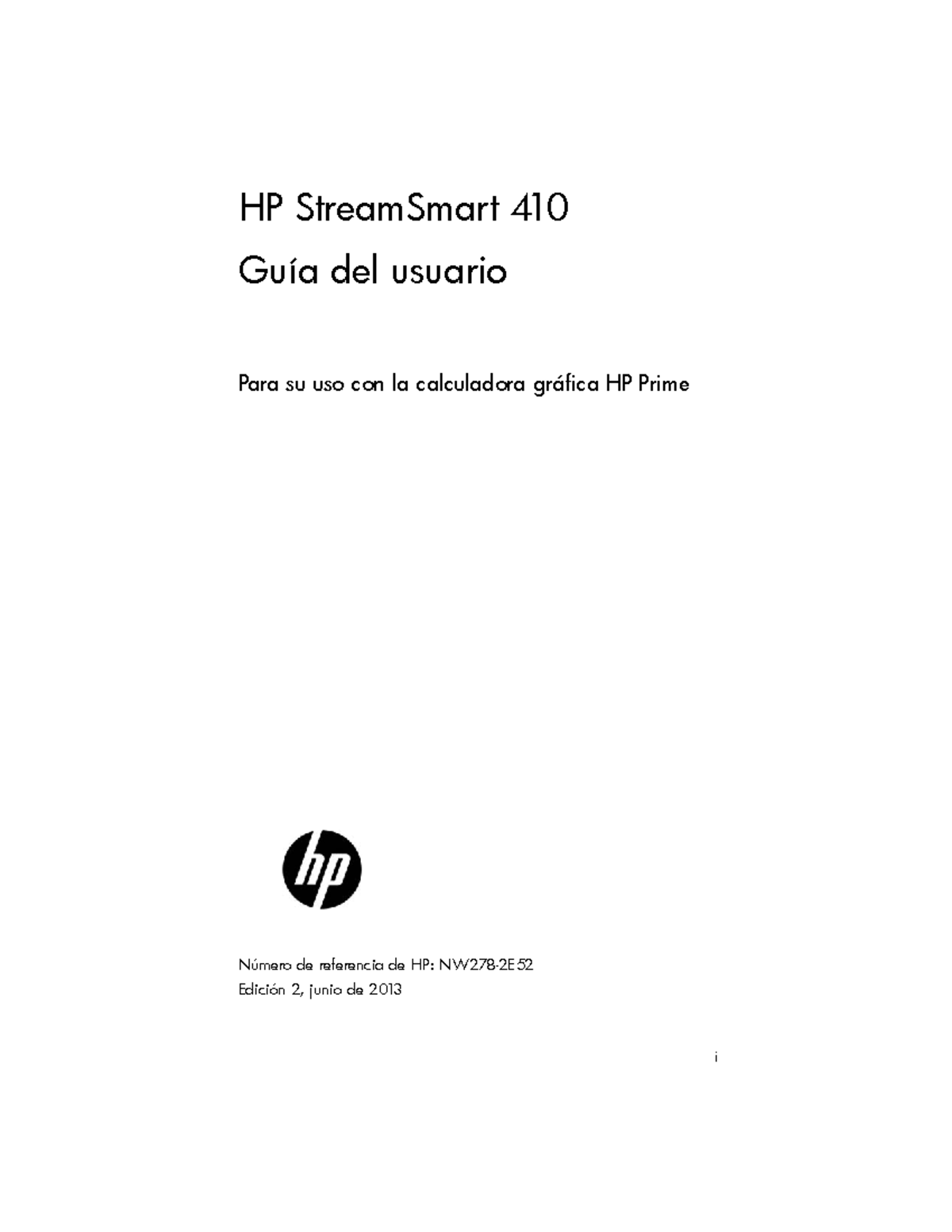Datastreamer ESP 2014 12 03 1 - ####### i HP StreamSmart 410 Guía del ...