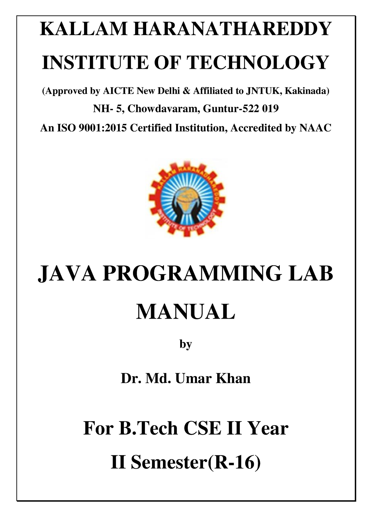 R20 JAVA LAB Manual this is only used for jntuk students