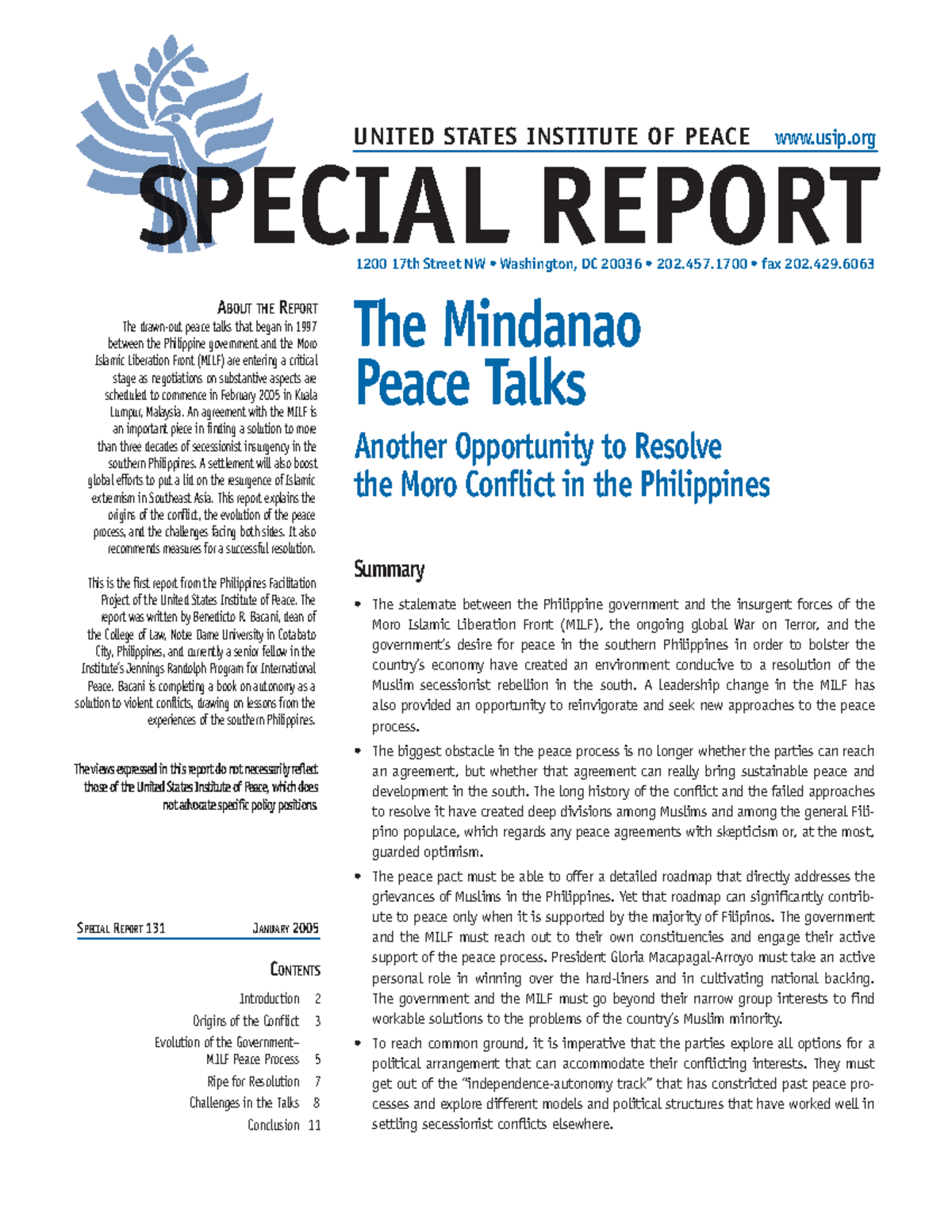 2 Peace Process IN Mindanao - The Mindanao Peace Talks Another ...