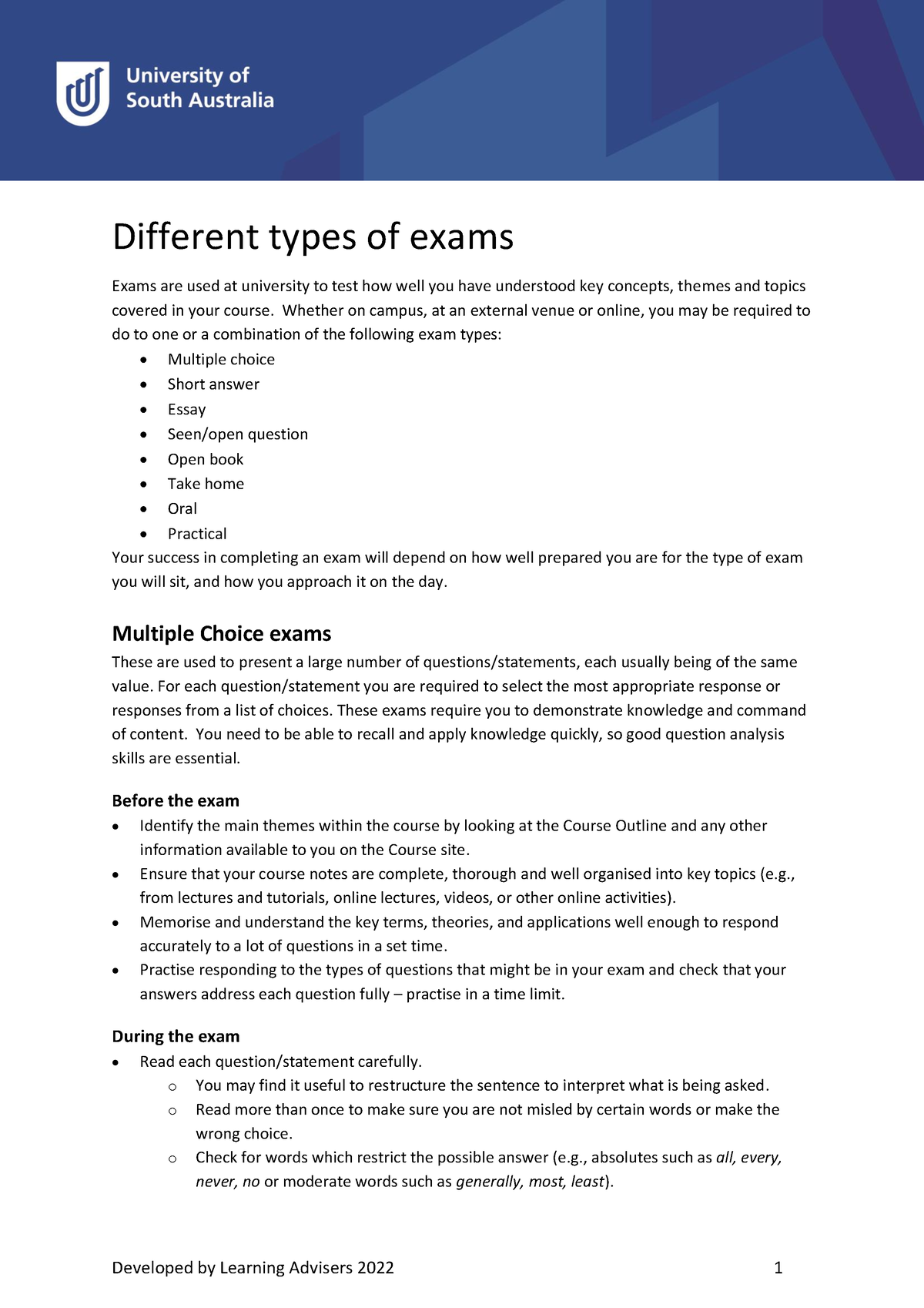 Different Types Of Exams 2022 - Different Types Of Exams Exams Are Used 