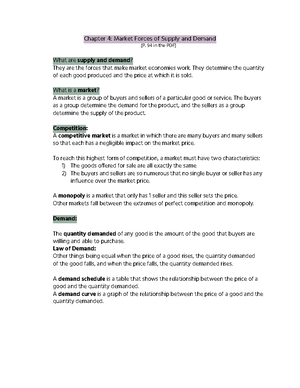 10 Principles of Economics (Notes) - ECON Chapter 1: Introduction to ...