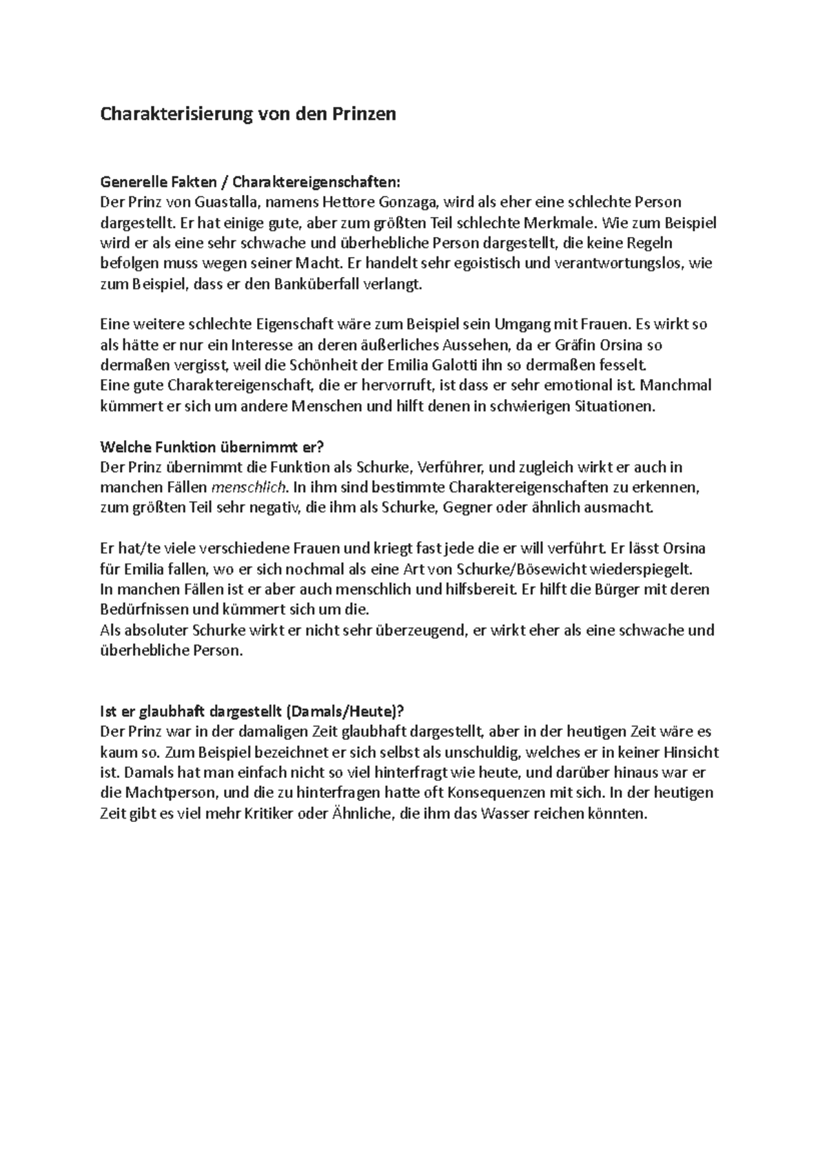 Was Sagt Das Sternzeichen über Den Charakter Aus Charakterisierung von den Prinzen - Charakterisierung von den Prinzen