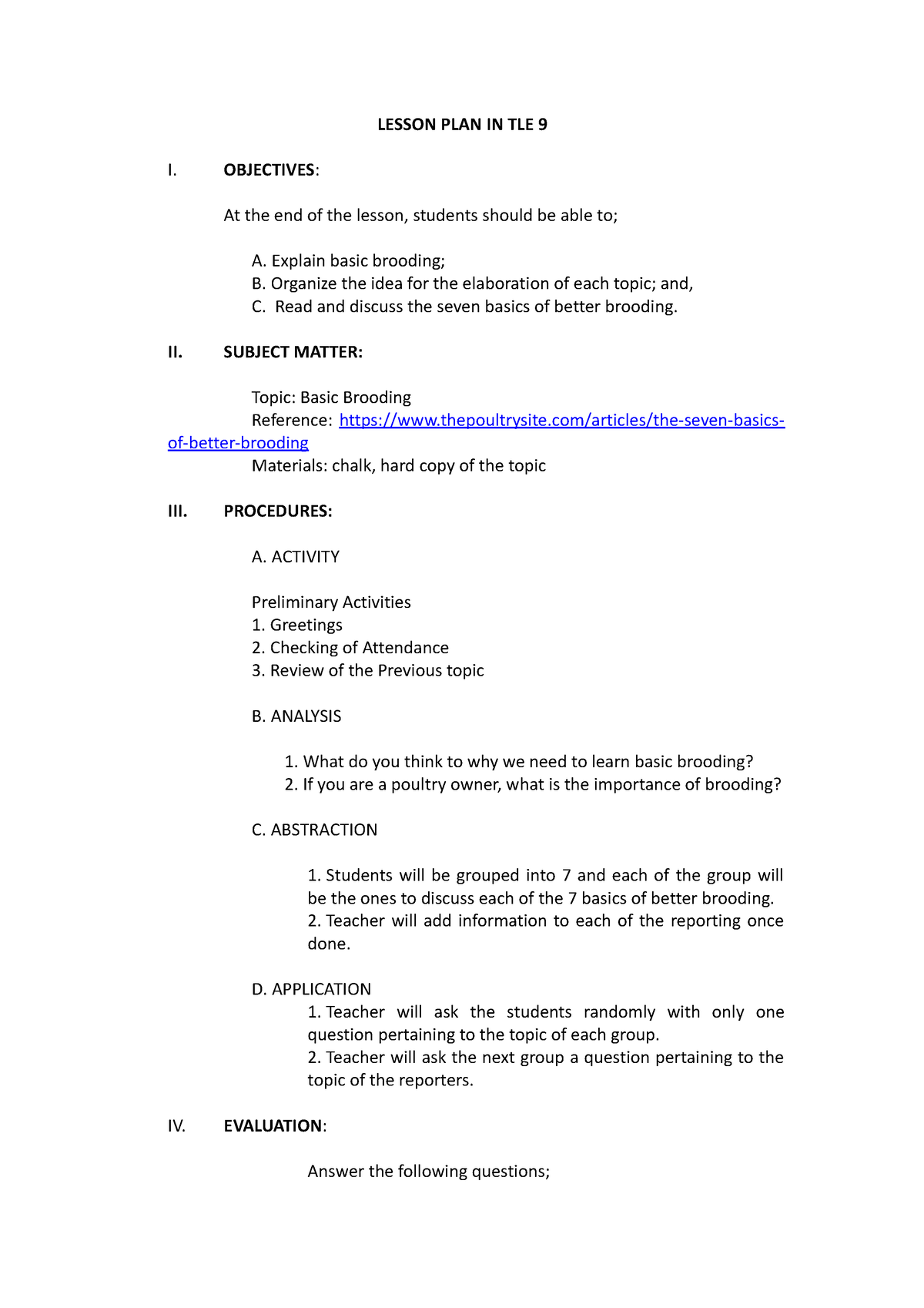 tle-lesson-plan-lesson-plan-in-tle-9-i-objectives-at-the-end-of-the