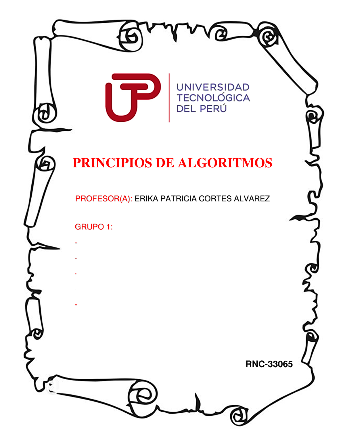 Principios De Algoritmos Principios De Algoritmos Utp Studocu