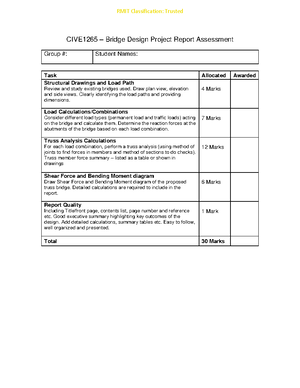 Week 6 And Week 7 Structural Analysis Class Working File - BH077 - Studocu