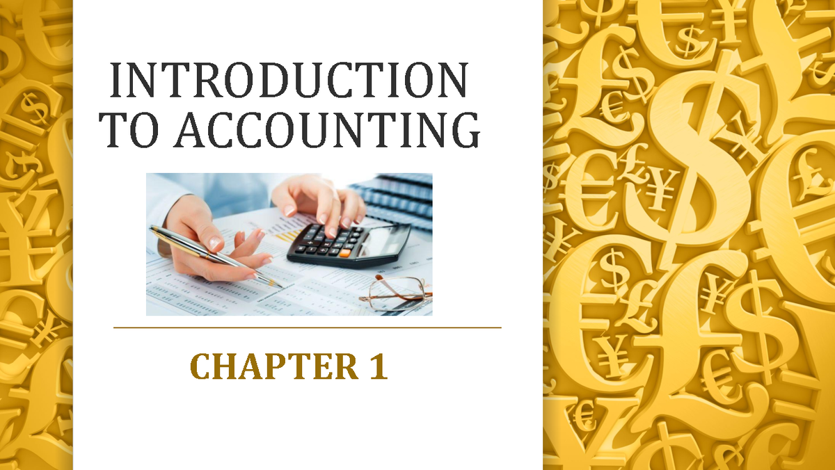 Chapter 1 BACT Introduction to Accounting - INTRODUCTION TO ACCOUNTING ...