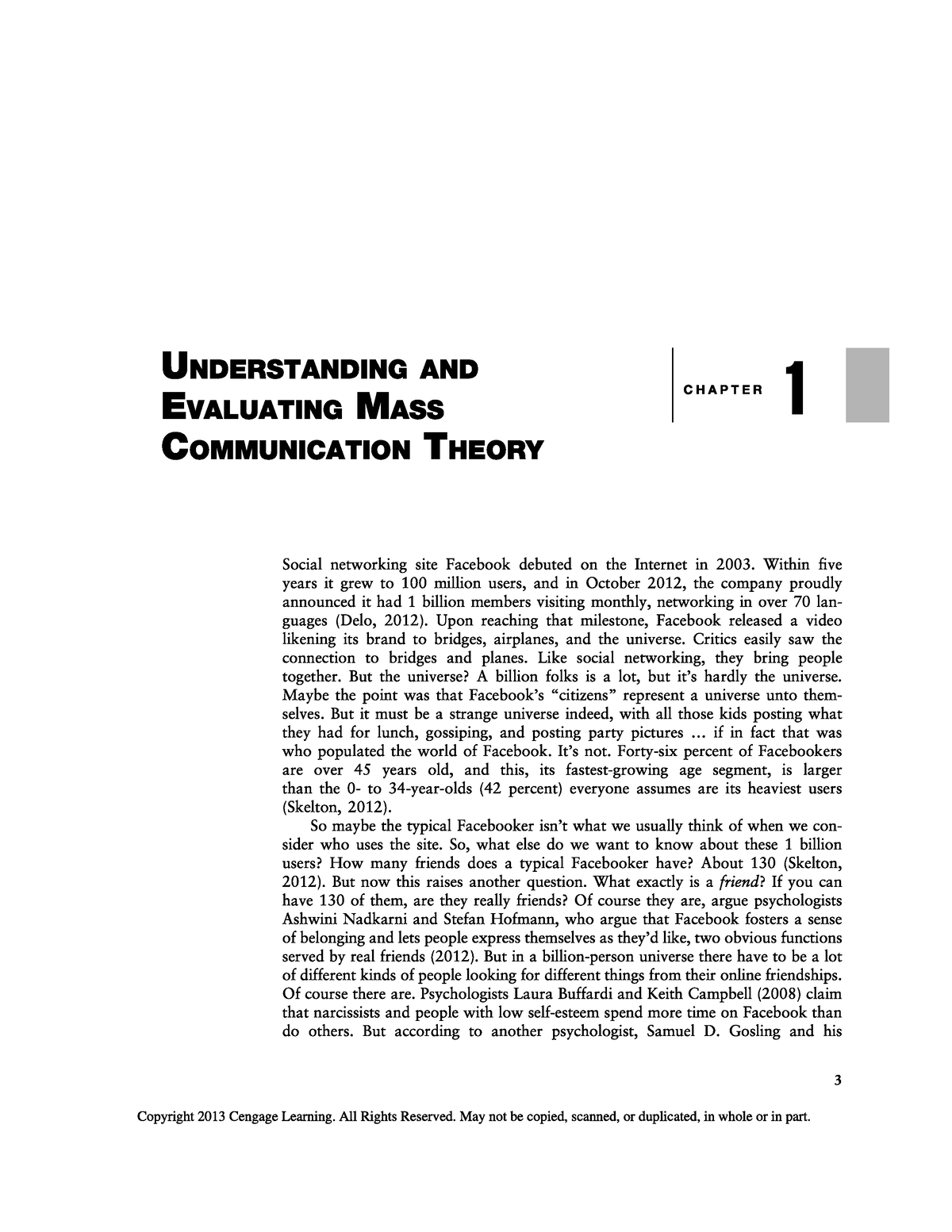 Chp1 - Chapter 1 Of The Mass Communication Theory Book - Mass ...