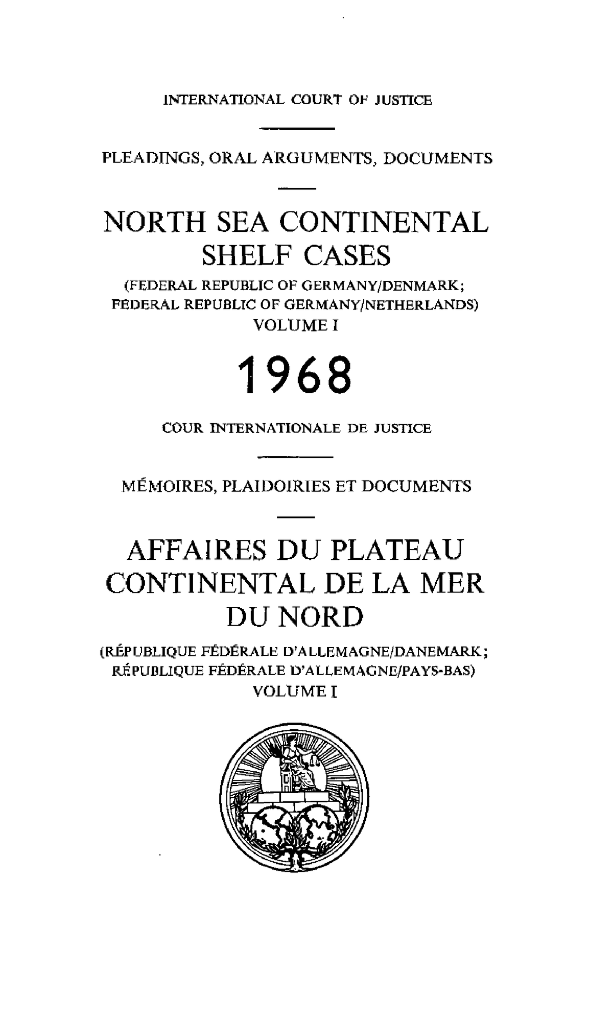 Special Agreement North Sea Continental Shelf Cases INTERNATIONAL   Thumb 1200 2001 