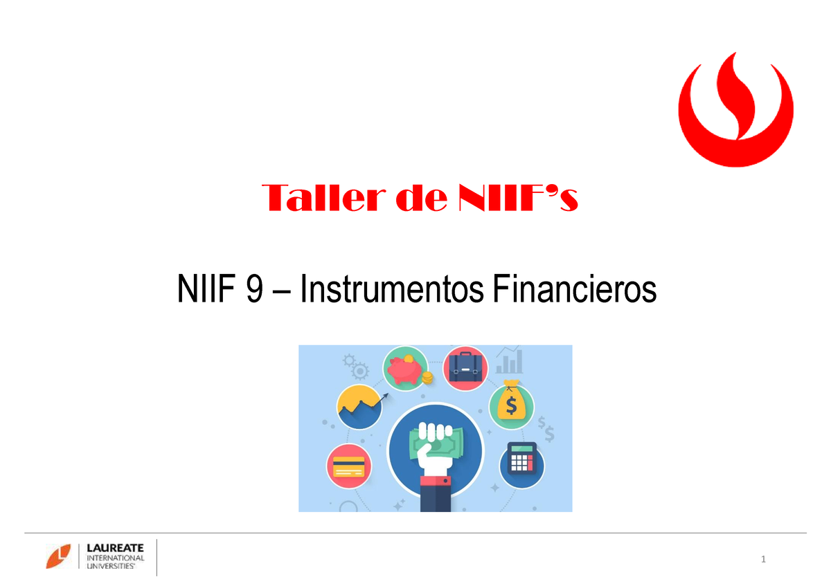 Semana 9 10 - NIIF 9 - .............. - Taller De NIIF’s NIIF 9 ...