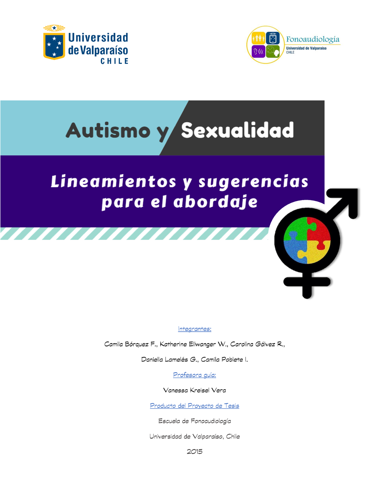 Guía De Lineamientos Y Sugerencias Para El Abordaje De La Sexualidad En Tea Õndice 8005