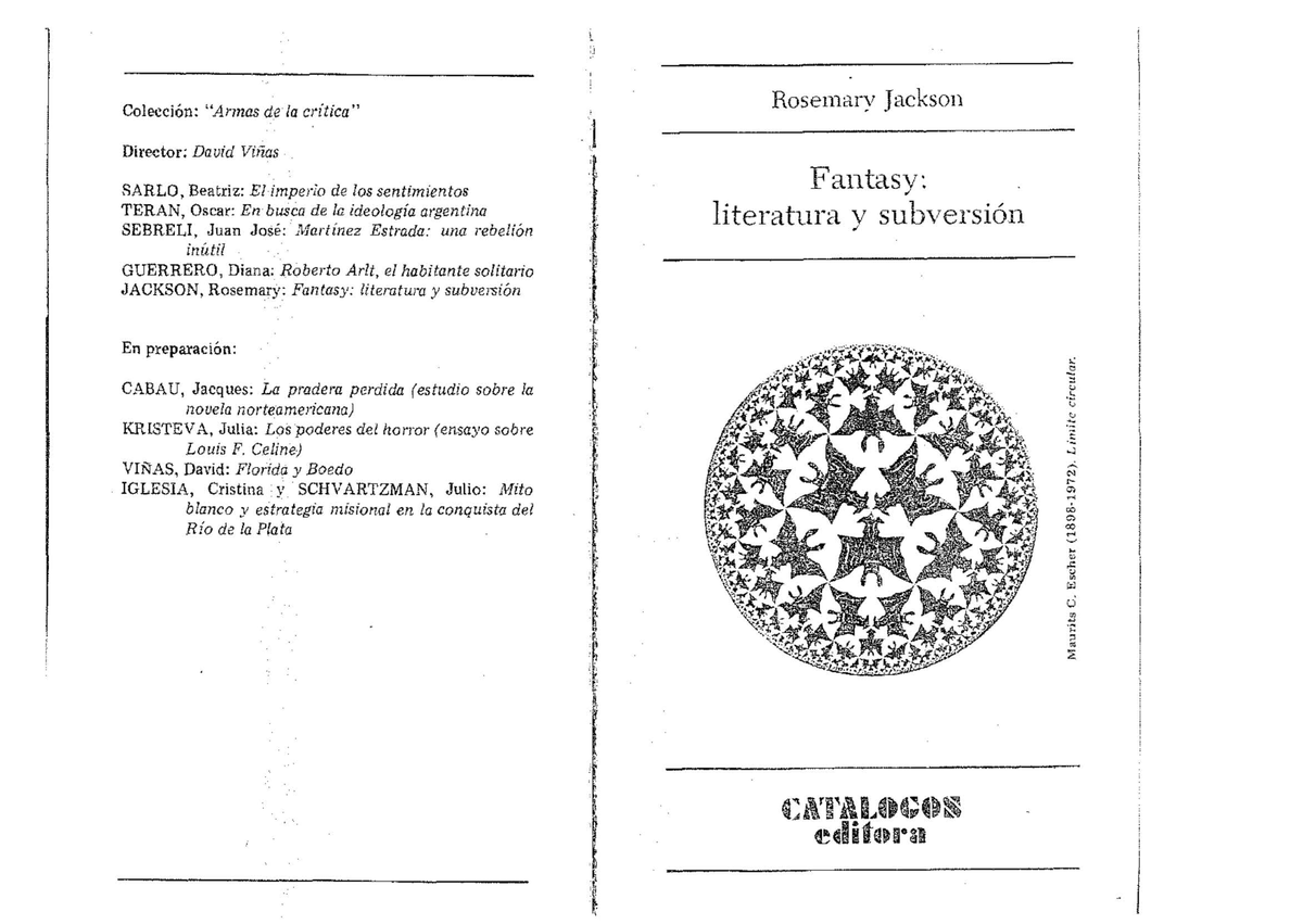 Copia de Jackson, R. (1980). Fantasy. Literatura y subversión. Buenos