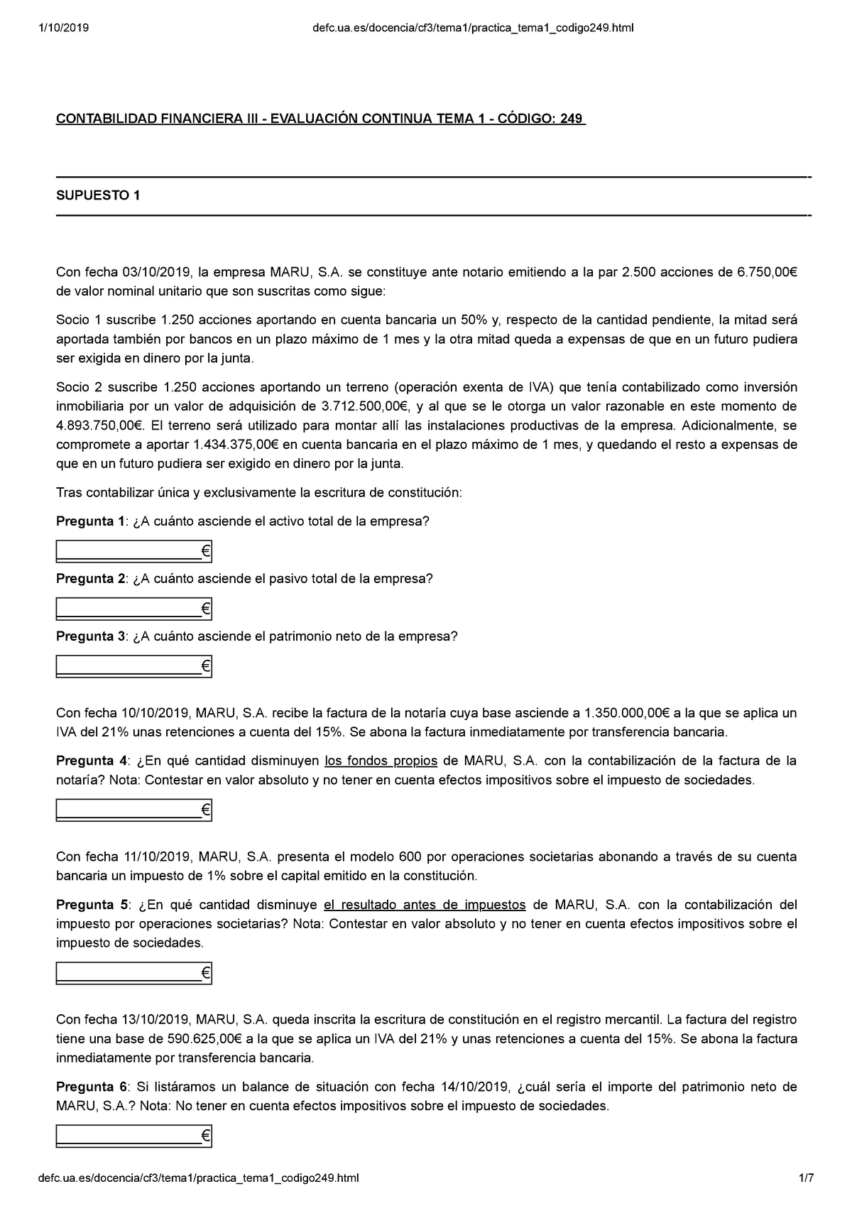 Tema 1 Práctica - Prácticas De Contabilidad Resueltas - StuDocu