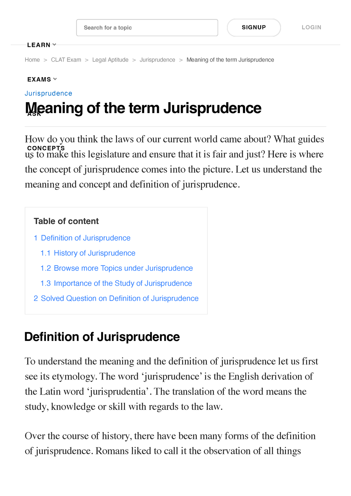 Jurisprudence - Let Us Understand The Meaning And Concept And ...