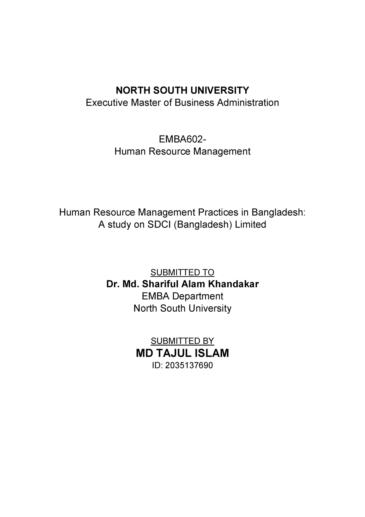 assignment on hrm practice in bangladesh