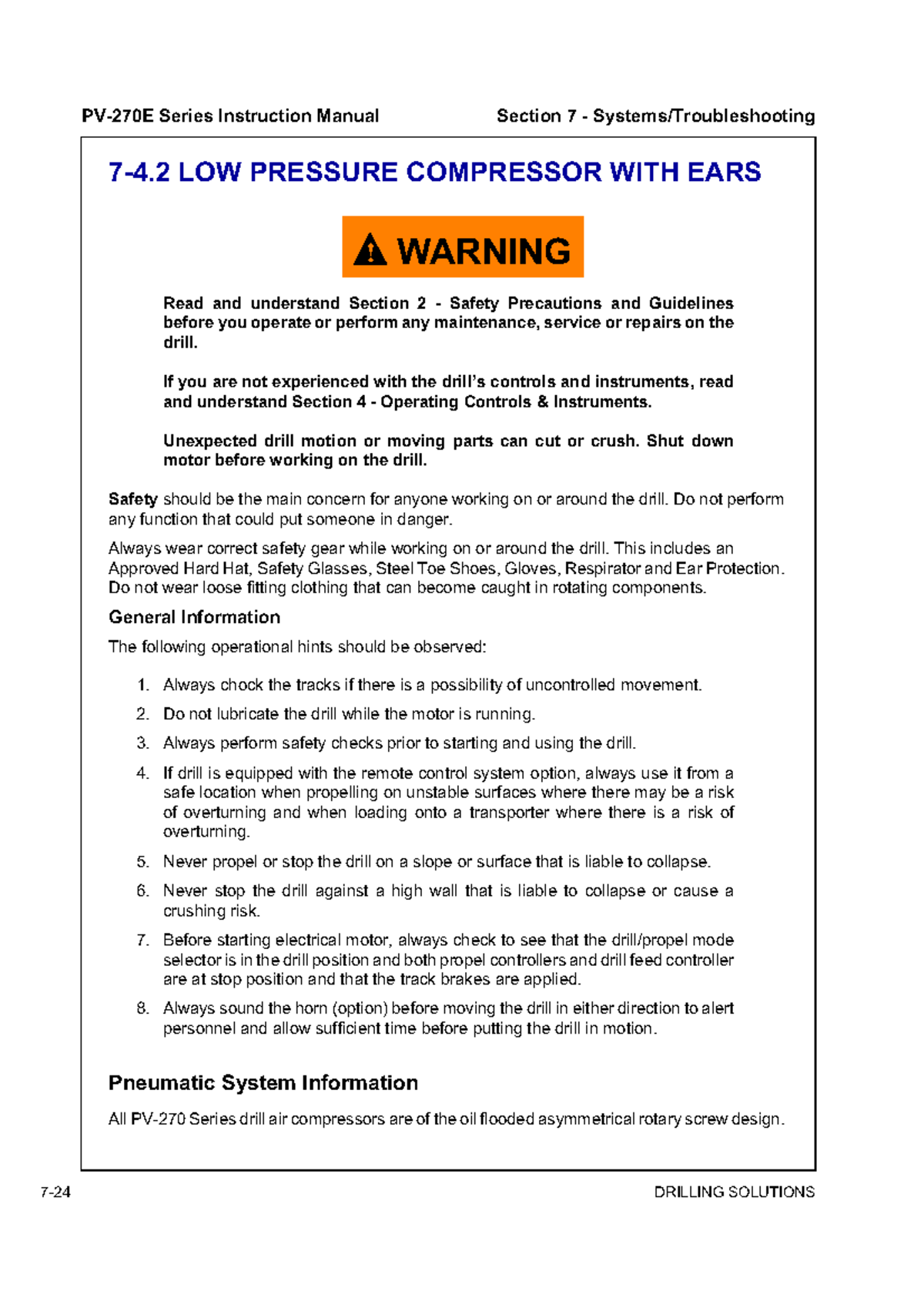EARS LP - PV271 - Perforadora - PV-270E Series Instruction Manual ...