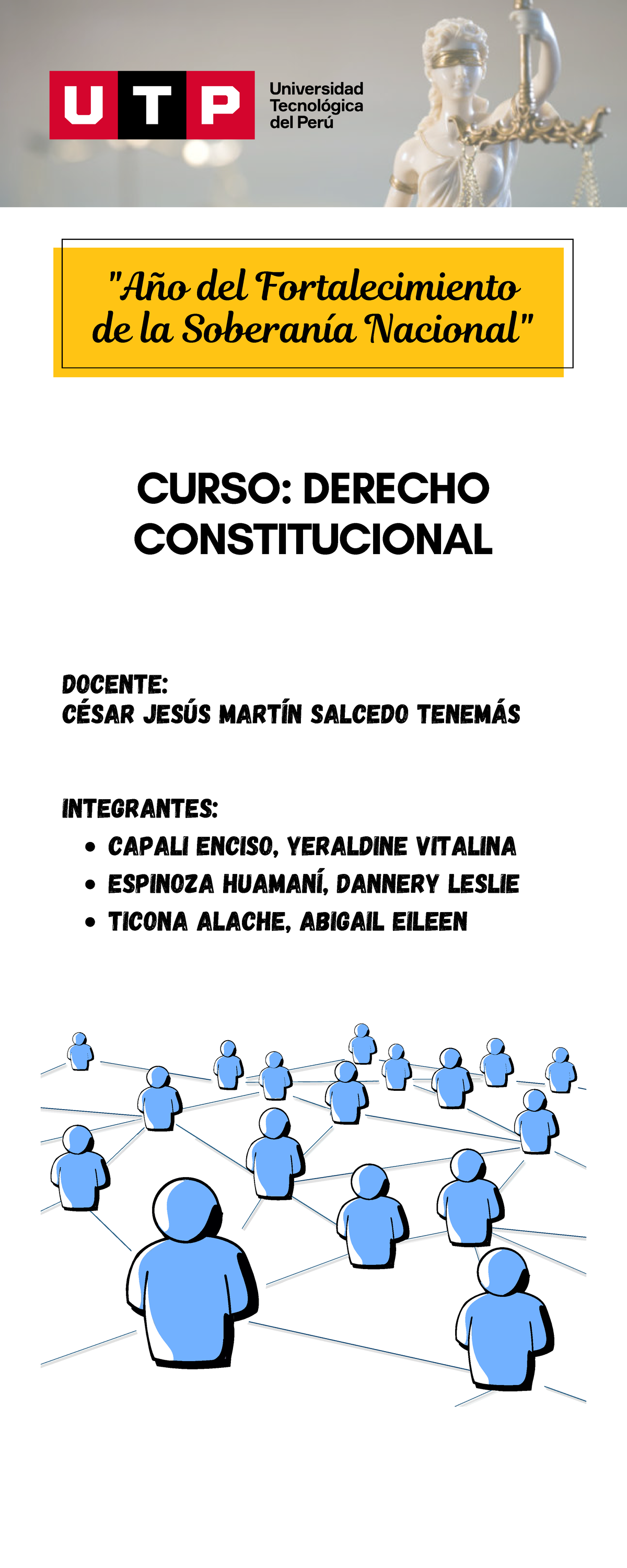 Semana 4 Derecho Constitucional - CURSO: DERECHO CONSTITUCIONAL "Año ...