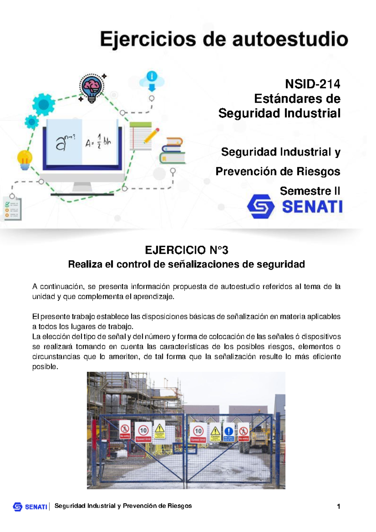 NSID NSID-214 Ejercicio T003 - EJERCICIO N° 3 Realiza el control de ...