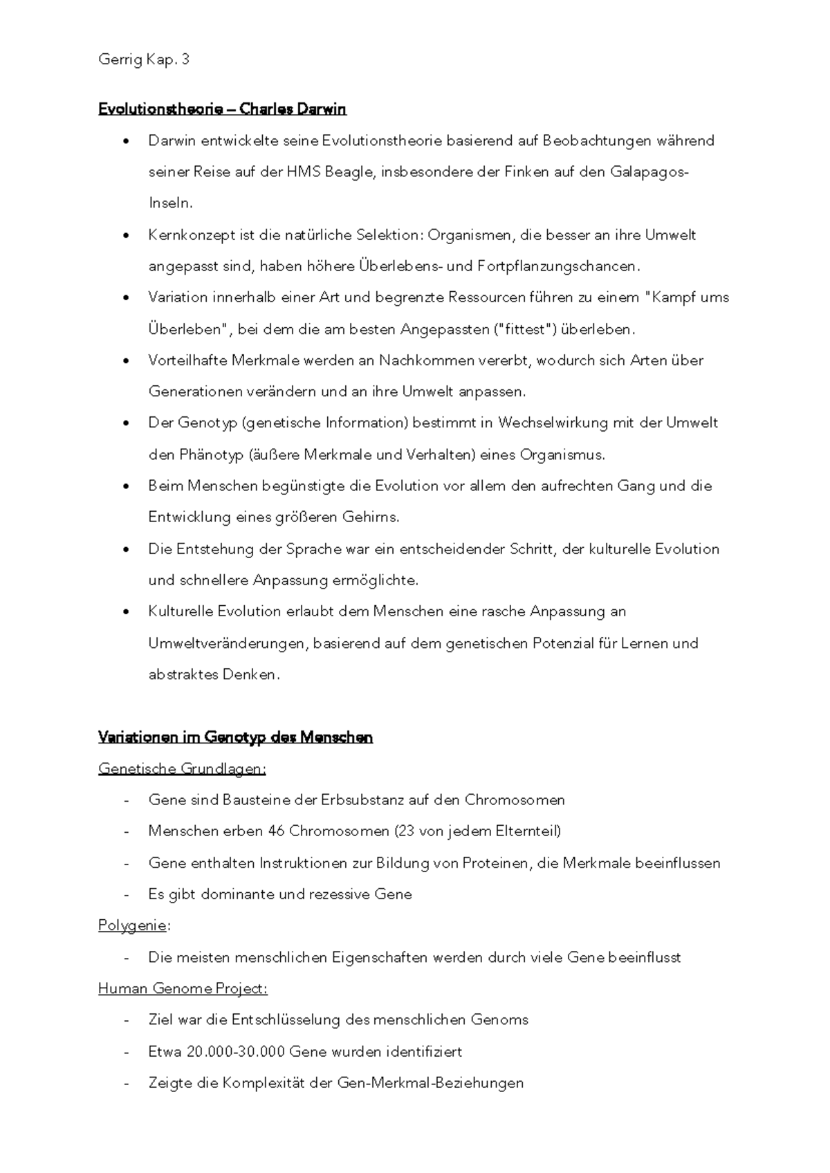 Kapitel 3 - Zusammenfassung Research Methods: A Tool for Life