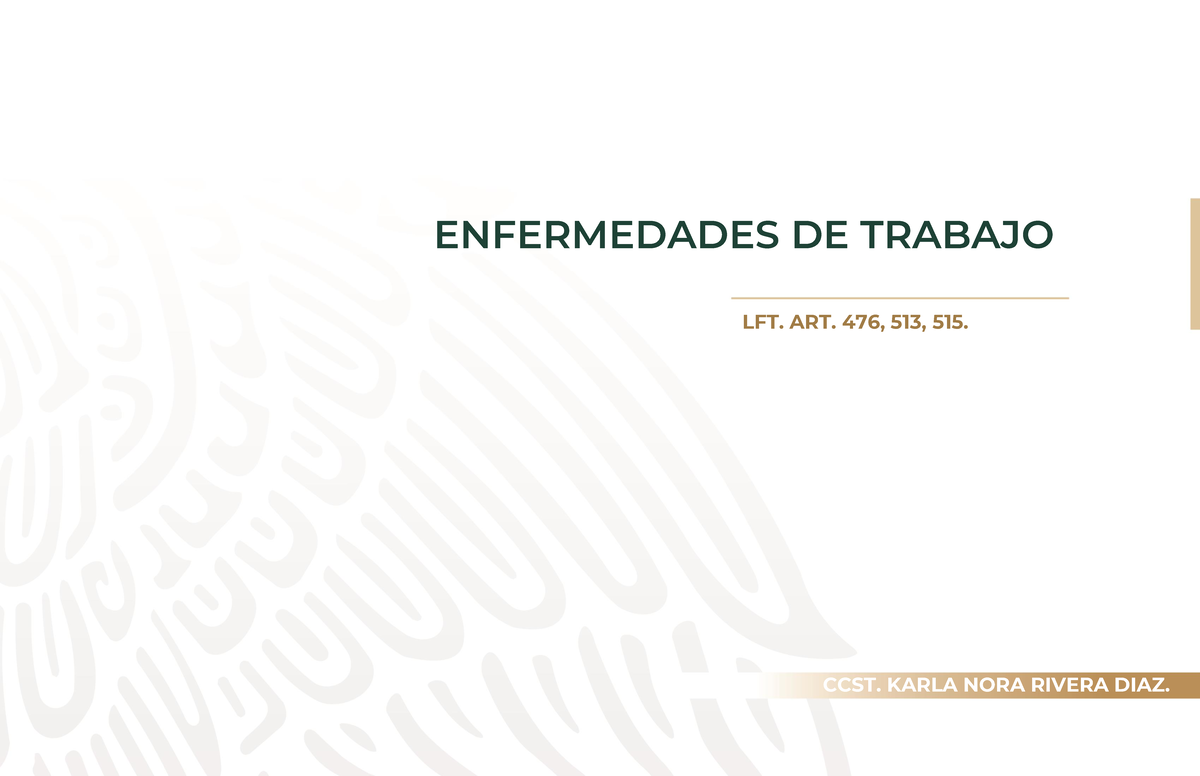 Tabla Enfermedades de Trabajo Y Valuación - ENFERMEDADES DE TRABAJO LFT